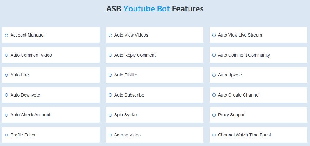 ASB YouTube Bot review